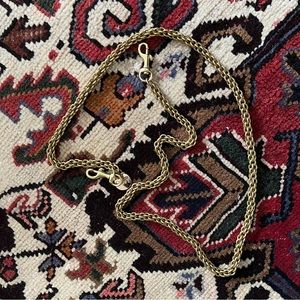 CLARE V Gold Crossbody Bag Chain